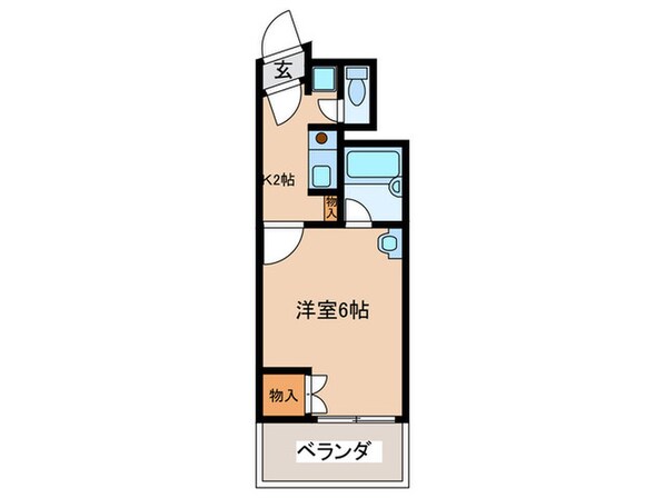 エスポワ－ル夕凪の物件間取画像